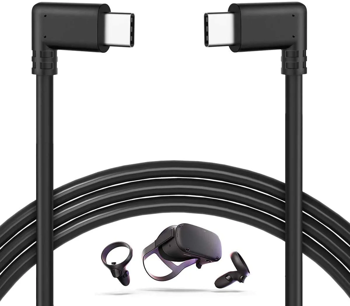 IHDAPP IHDAPP USB C to USB C Cable 10ft 90 Degree 5GB/s Thunderbolt 3 3A — product photo