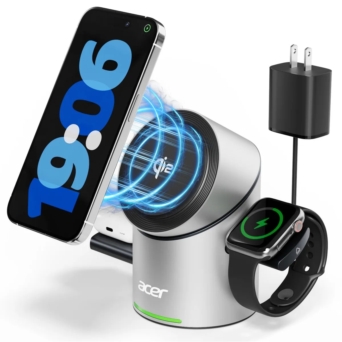  Acer SL-S2 Qi2 3-in-1 Wireless Charging Station — product photo