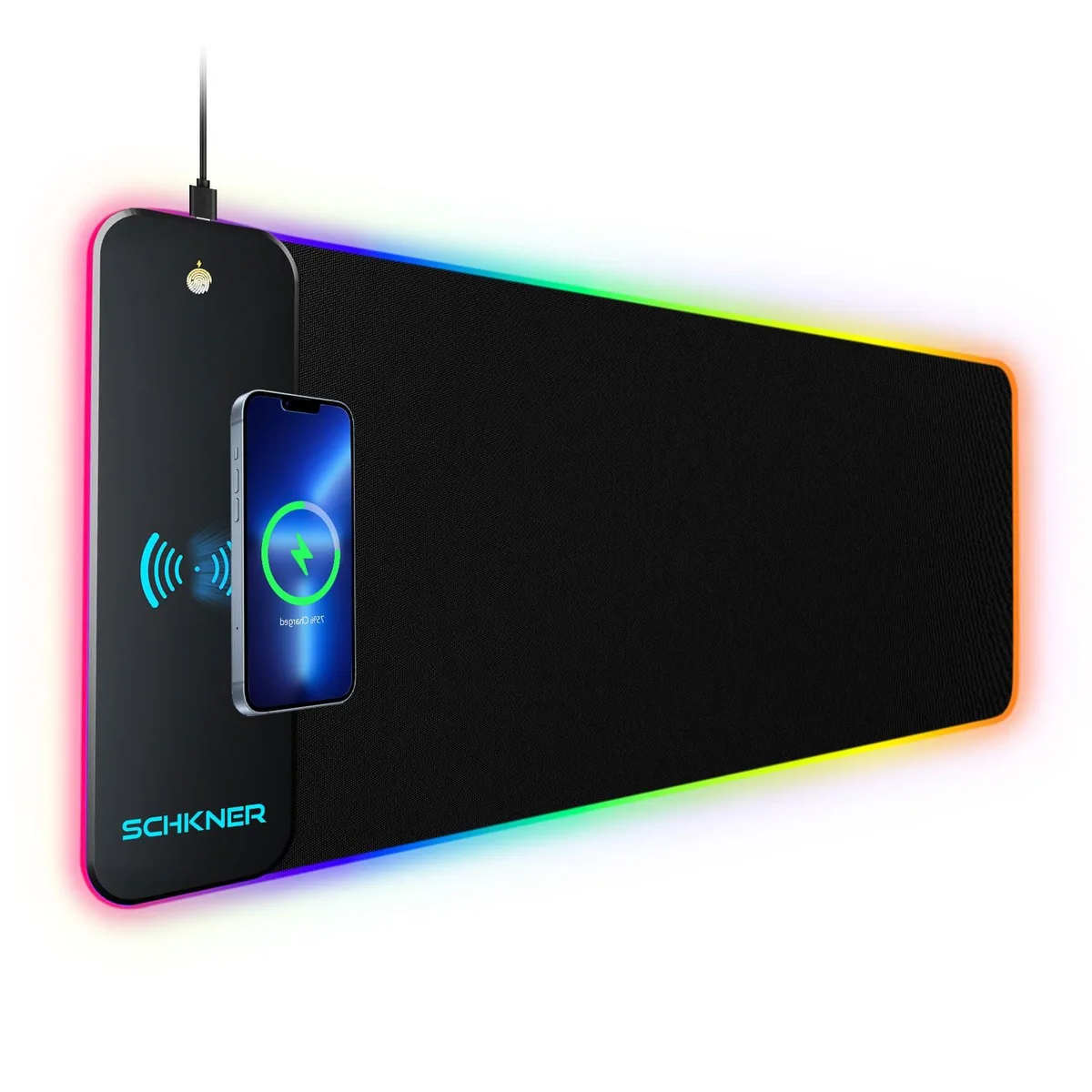 DNBeffulgent DNBeffulgent RGB Mouse Pad 15W Wireless Charging 800x300x4mm — product photo