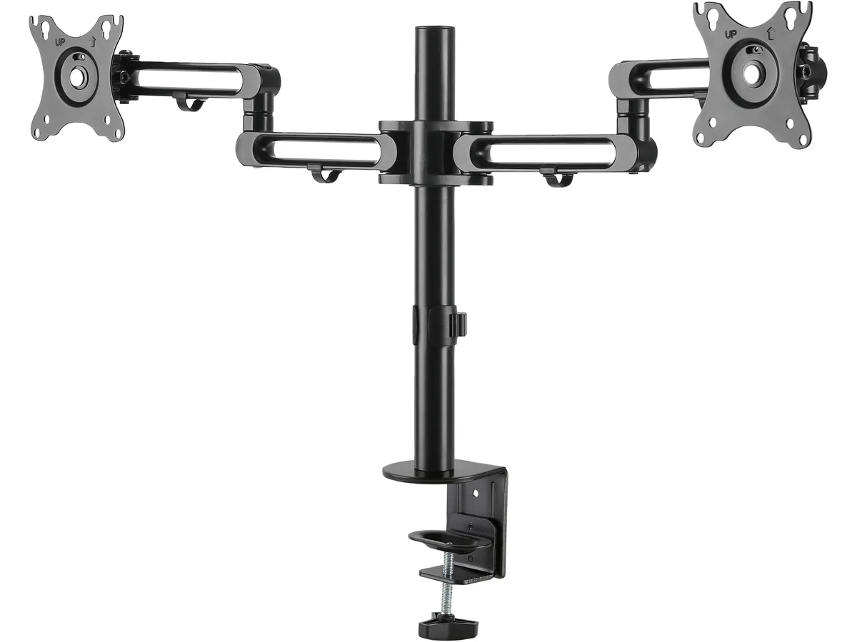 STARTECH STARTECH ARMDUAL3 Dual Monitor Arm Articulating Aluminum Desk Clamp 32in 8kg — product photo