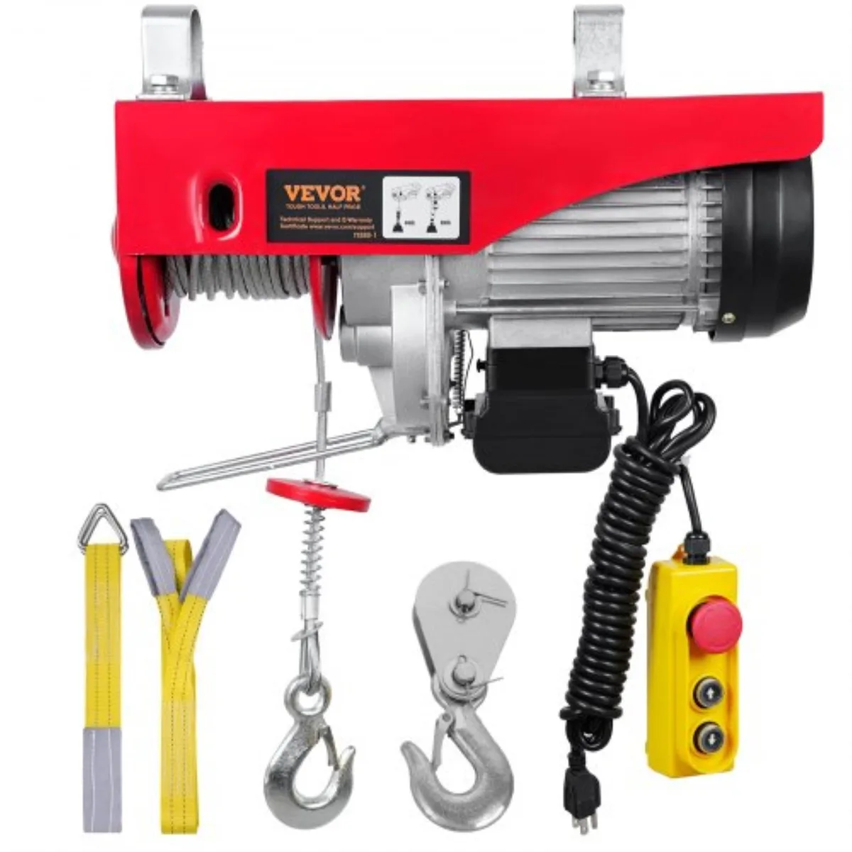 VEVOR VEVOR Electric Hoist 880 lbs 850W 110V 40ft Lift 14ft Remote — product photo