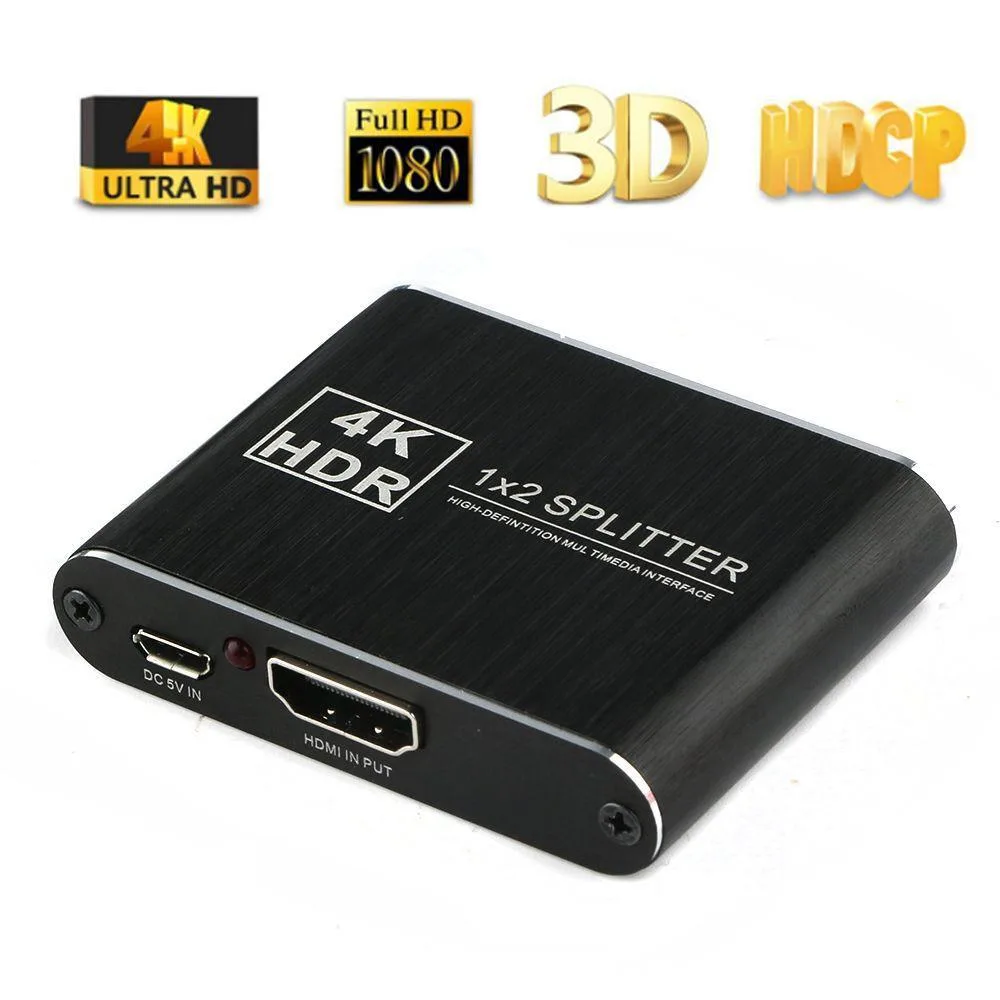 LUOM LUOM OZF10 1×2 HDMI Splitter 4K@60Hz video splitter — product photo