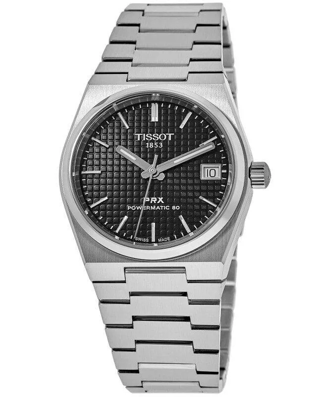 Tissot Tissot PRX Powermatic 80 Black Dial Automatic 100M Unisex Watch T137.207.11.051.00 — product photo