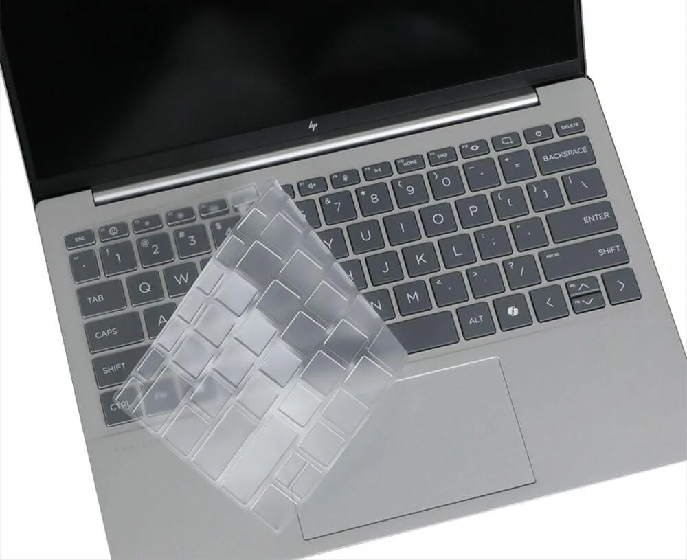  JuYuish Keyboard Skin Cover Clear for HP Envy x360 13-bf 14-fa/fc 16-ac/ad Pavilion Aero 13-bg — product photo