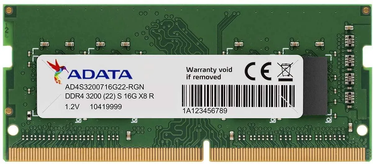 ADATA ADATA AD4S320032G22-SGN 32GB DDR4 3200 CL22 laptop RAM — product photo