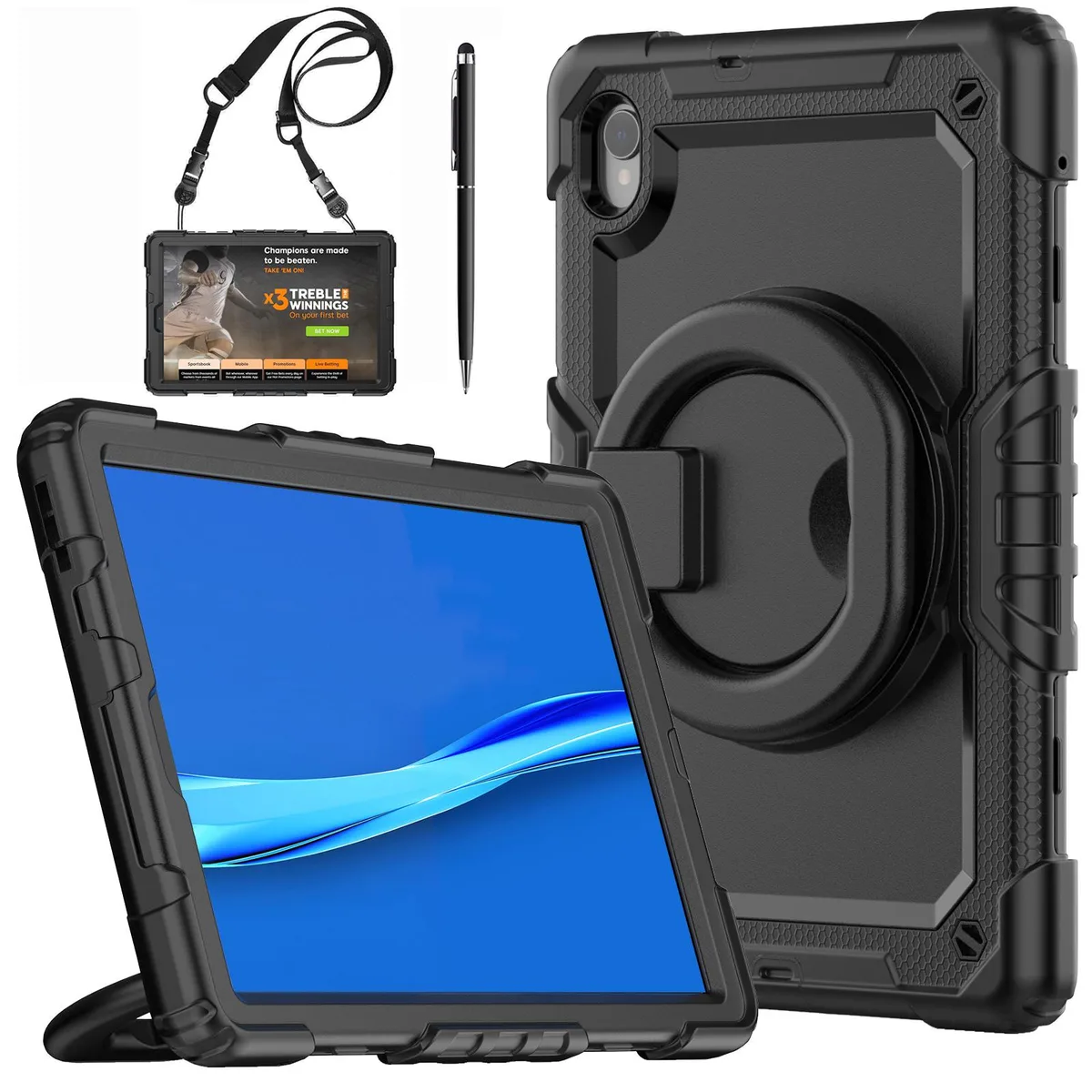 BONAEVER BONAEVER TB-X6C6L laptop case for Lenovo Tab K10 10.3 2021 and M10 FHD Plus 2nd Gen 2020 — product photo
