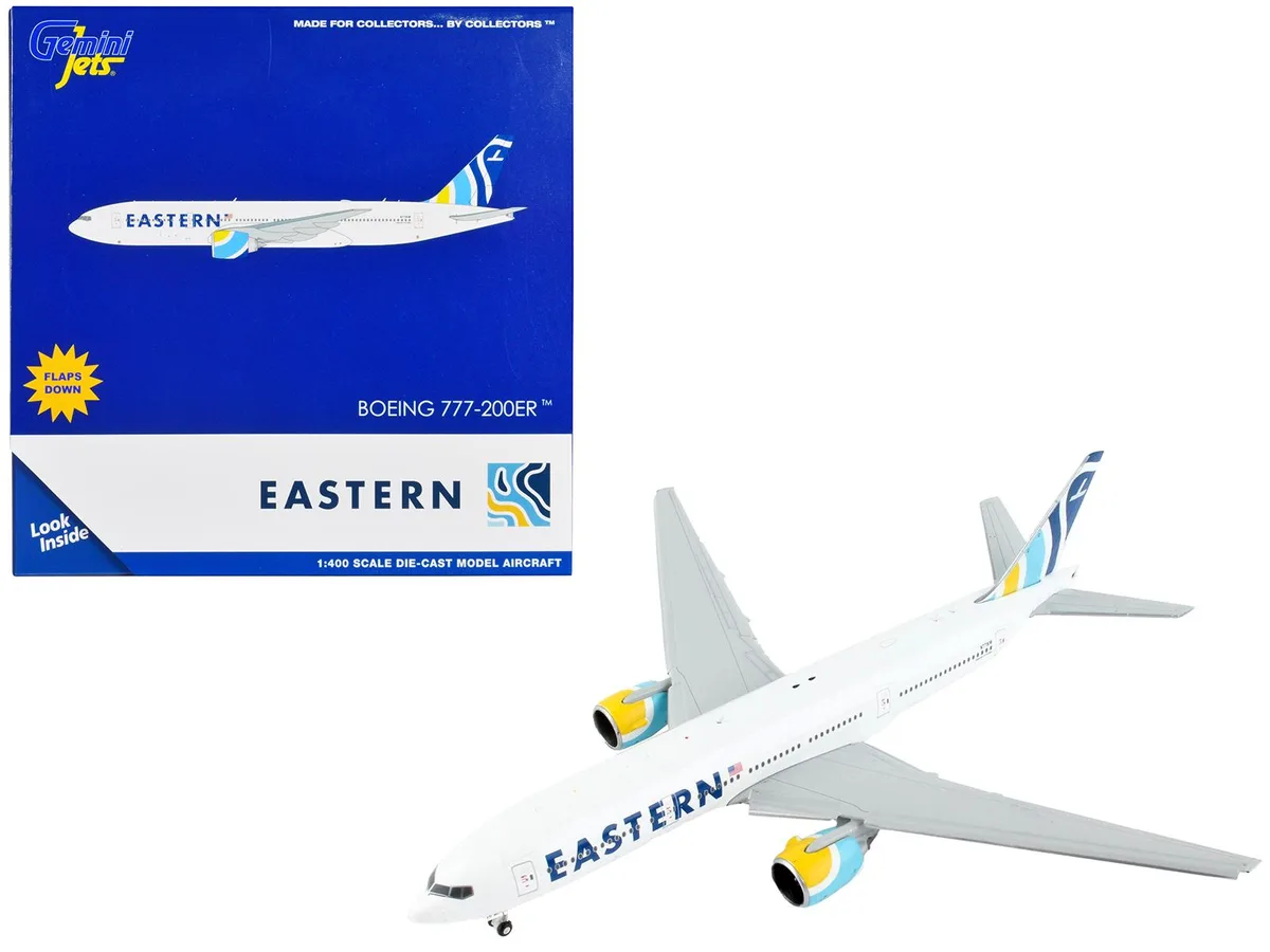 GeminiJets GeminiJets Boeing 777-200ER Eastern Air Lines 1/400 Diecast Hobby Collectible — product photo