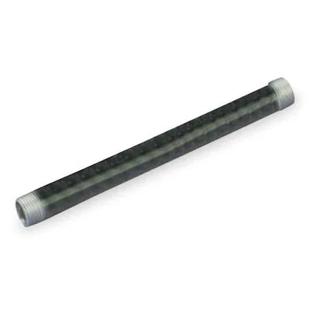 Value Brand Value Brand 1/2" MNPT x 6 ft TBE Black Pipe Sch 40 — product photo