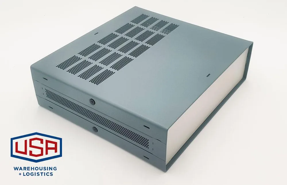 Cheval Electronic Enclosure Co.,Ltd Cheval Electronic Enclosure Co.,Ltd 2U 87 x 279 x 305 mm Slate Grey electrical box — product photo