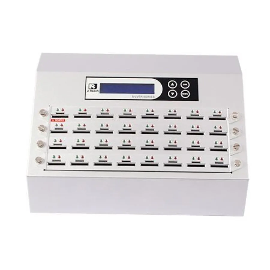 U-Reach, Inc. U-Reach, Inc. SD932S 1:31 SD/MicroSD Duplicator 2GB/min 33MB/s Silver Series — product photo