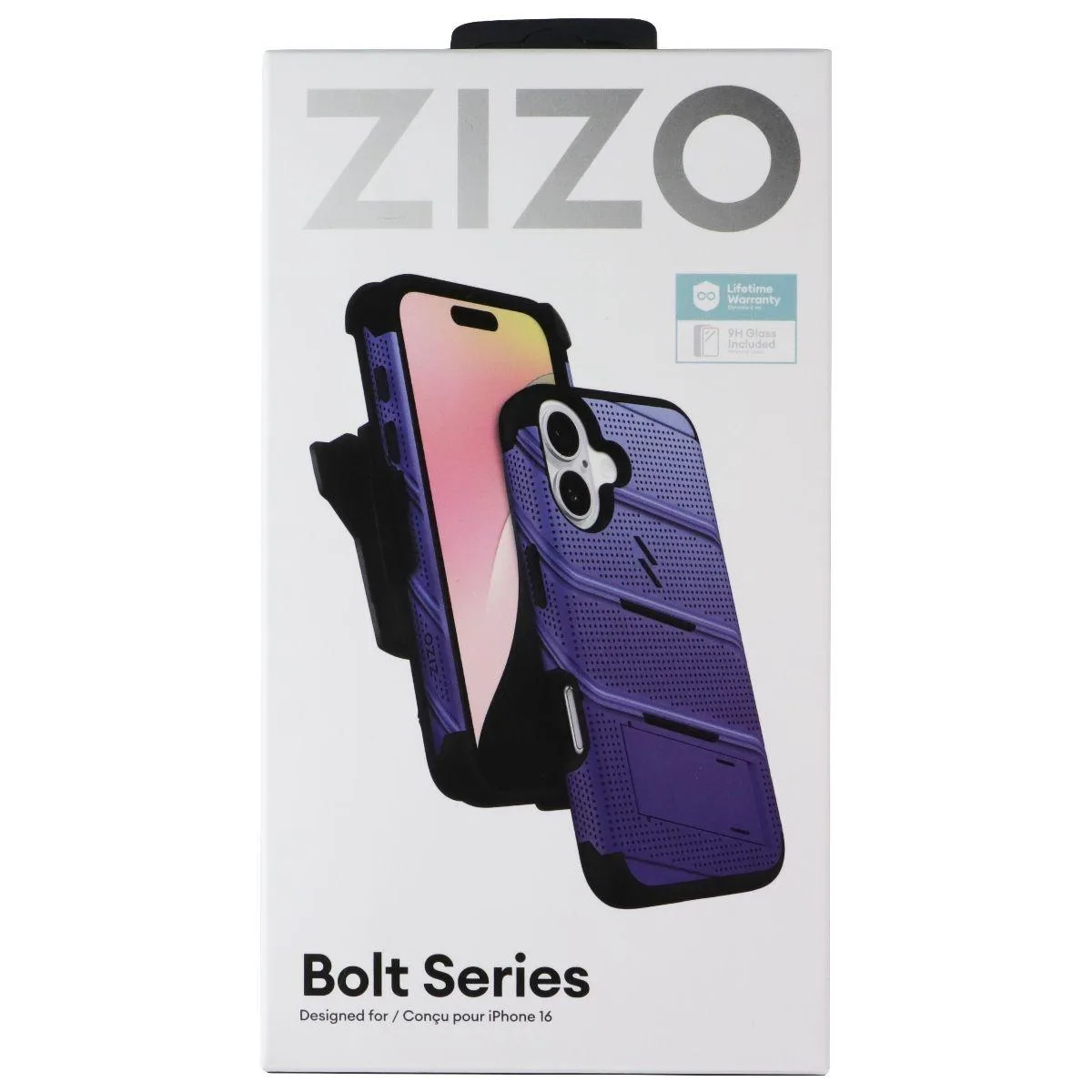 Zizo Zizo Bolt Series MagSafe Case Bundle for iPhone 16 Blue — product photo