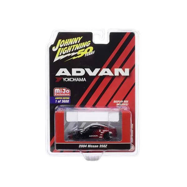 JOHNNY LIGHTNING JOHNNY LIGHTNING 2004 Nissan 350Z ADVAN Yokohama 50th Anniversary Limited Edition 1/64 Diecast Vehicle — product photo