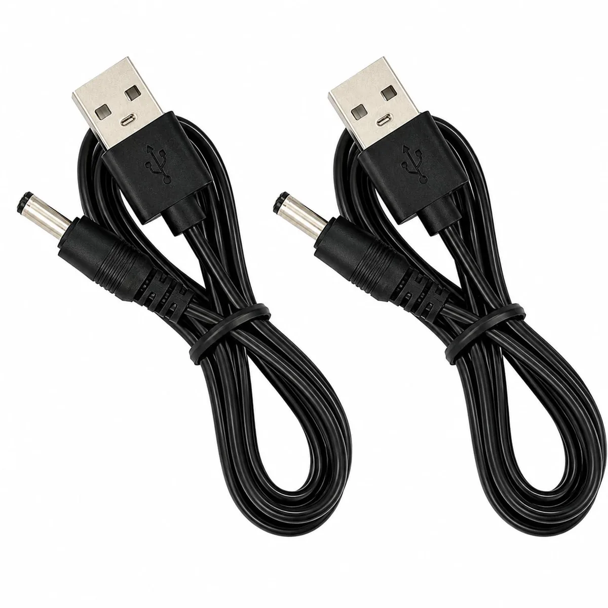  Copnacx usb-dcb2 USB Type A phone cable 1 m black 2-pack — product photo