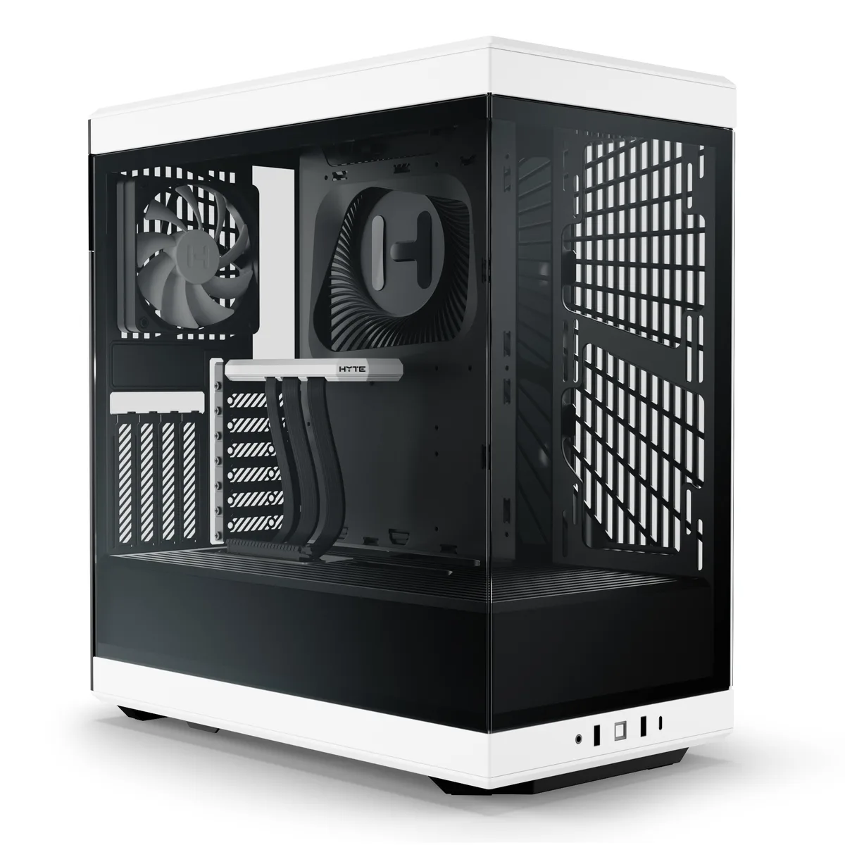 HYTE HYTE Y40 CS-HYTE-Y40-BW ATX Mid Tower PC case Black White — product photo