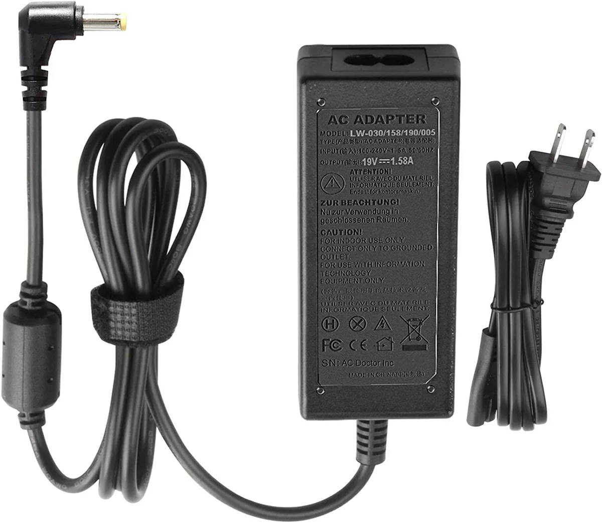 myVolts myVolts PA-1300-04 19V 1.58A 30W 5.5x1.7mm AC adapter — product photo