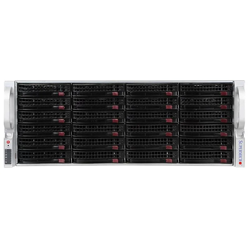 Supermicro Supermicro SYS-6048R-E1CR36N 36 Bay 3.5" 4U Rack Server 2x Xeon E5-2667 v4 3.2GHz 8 Core 16GB DDR4 9361-8i — product photo