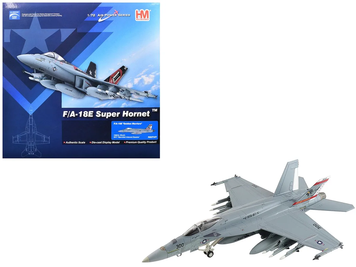 Hobby Master Hobby Master F/A-18E Super Hornet VFA-87 168910 1/72 Diecast Model — product photo