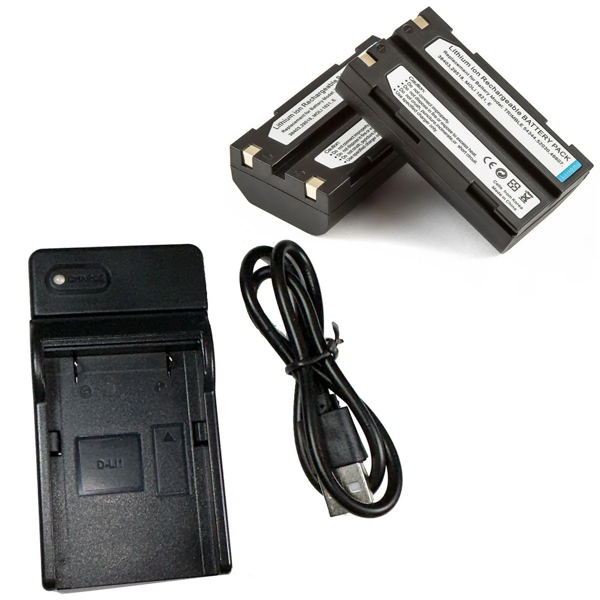 Centenex Electronics Centenex Electronics AS-CHTR_R8-SingleUSB-2 GPS Accessory Kit 3.5 Ah 2 Batteries — product photo