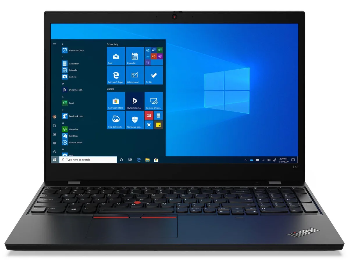 Lenovo Lenovo ThinkPad L15 Gen 2 laptop i7-1165G7 16GB 512GB 15.6" FHD 720p webcam — product photo