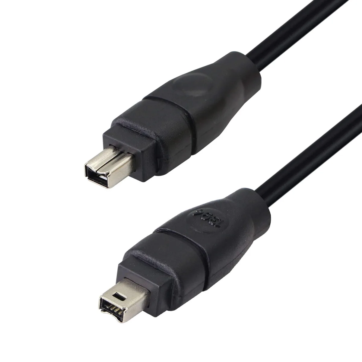  FireWire 400 4-Pin to 4-Pin Male Cable 6 ft Black — product photo