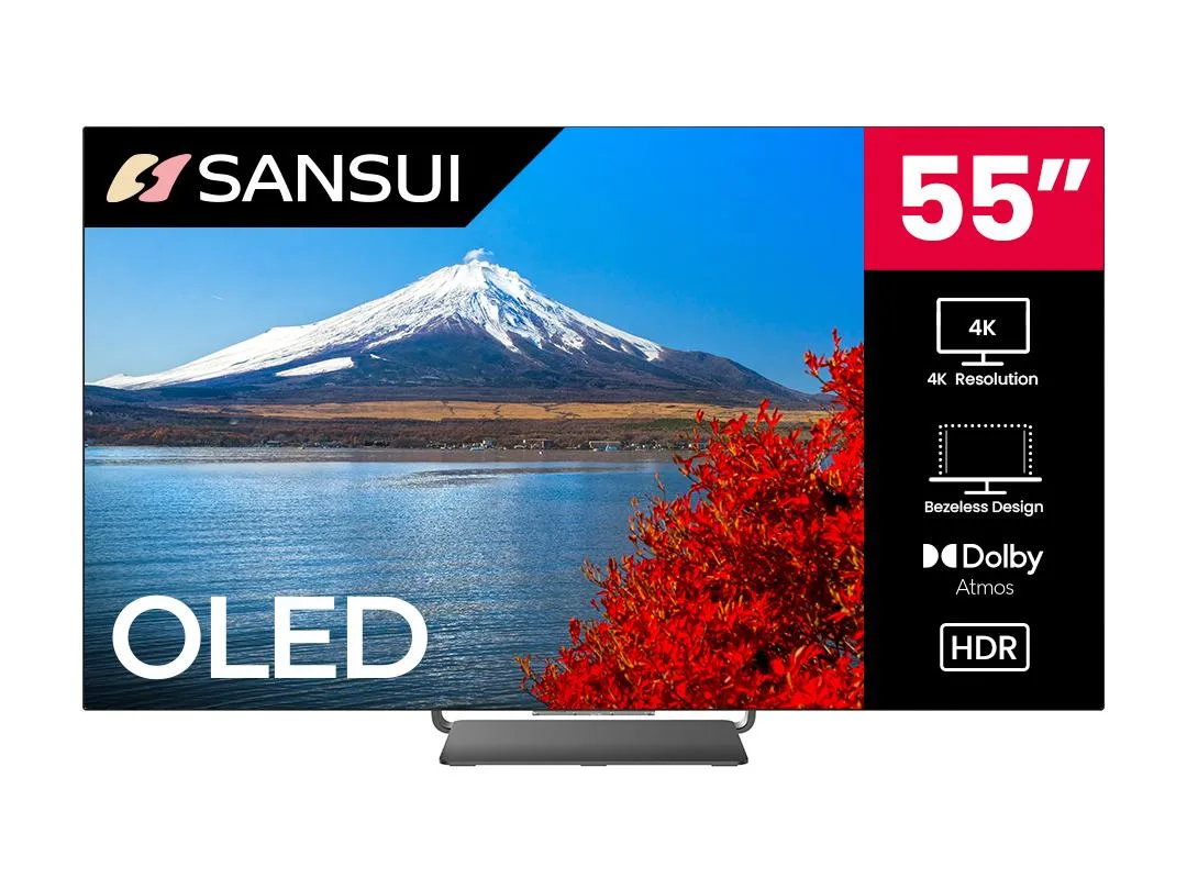 SANSUI SANSUI S55VOUG 55" OLED LED TV 120Hz 2.1 2024 — product photo