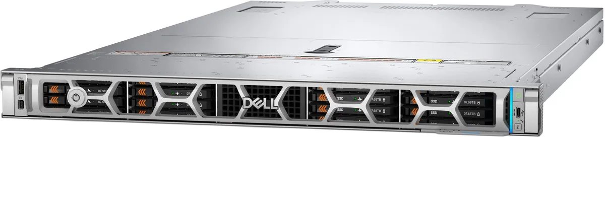 DELL DELL QUO-25928202-R9J8X9 rack server EPYC 9355P 32C 6400MT/s 8×2.5″ — product photo