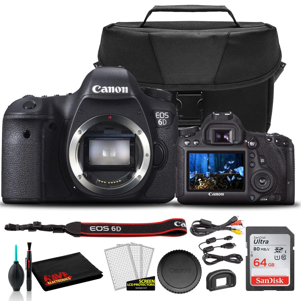 Canon International Canon International EOS 6D 20.2MP Full-Frame DSLR Camera Kit — product photo
