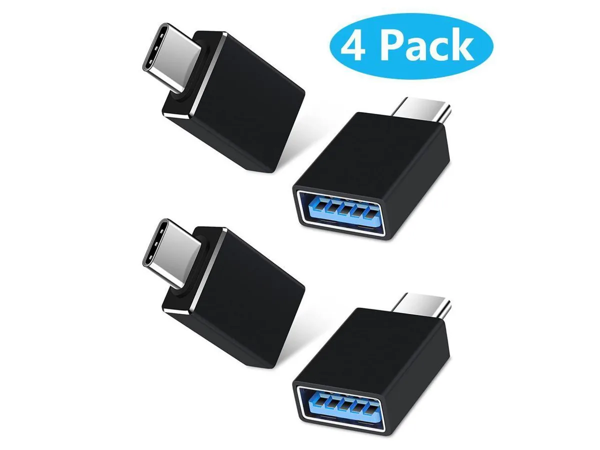 Qyouth Qyouth 4 Pack USB C to USB 3.0 Adapters watch accessory — product photo