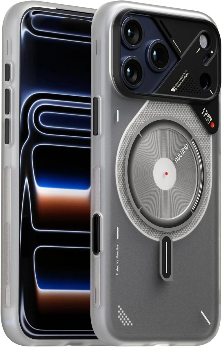 Transcend Transcend Aulumu A17 iPhone 17 Pro Max Magnetic Thermal Case CoolHyper Touch Translucent White — product photo