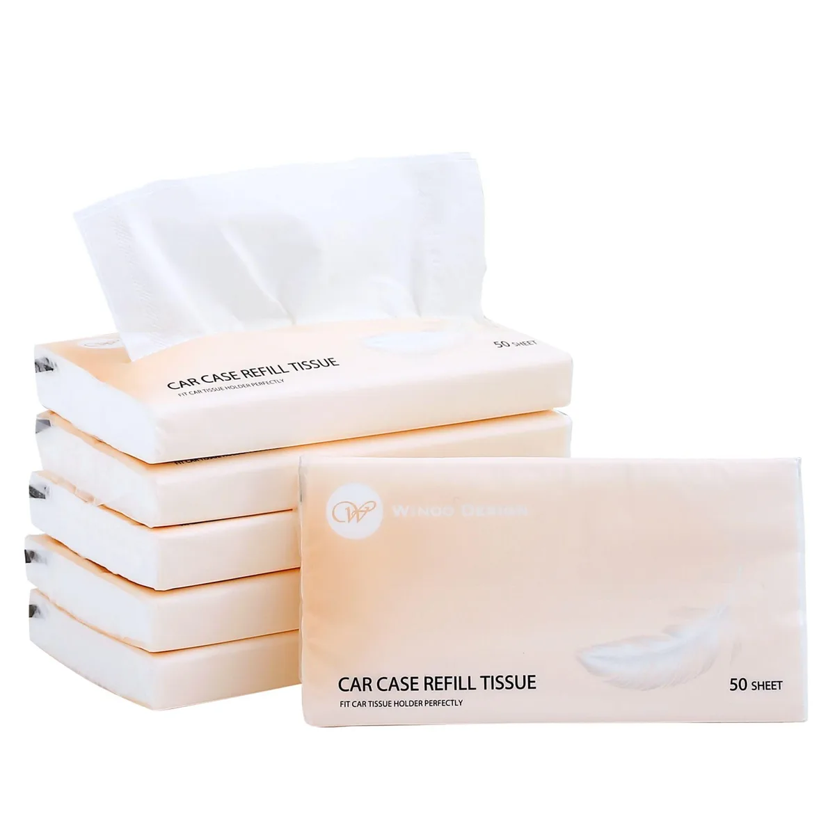 Car Tissue Refills 300 Sheets Applicators — product photo