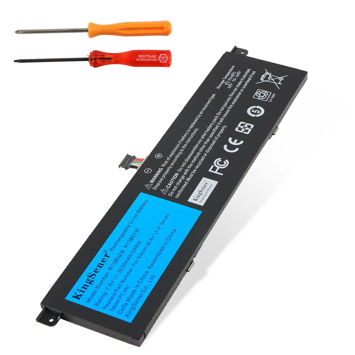 KingSener KingSener R13B02W 7.6V 5230mAh 39WH laptop battery — product photo