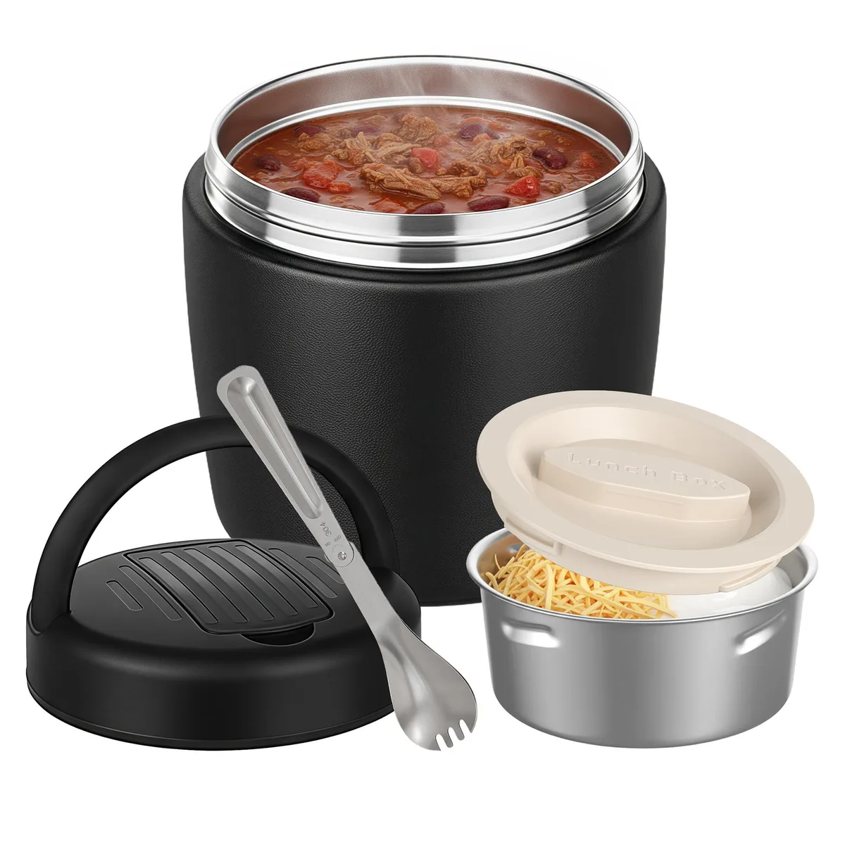  Brentwood MUG 32oz Thermo Pot Stainless Steel Black — product photo