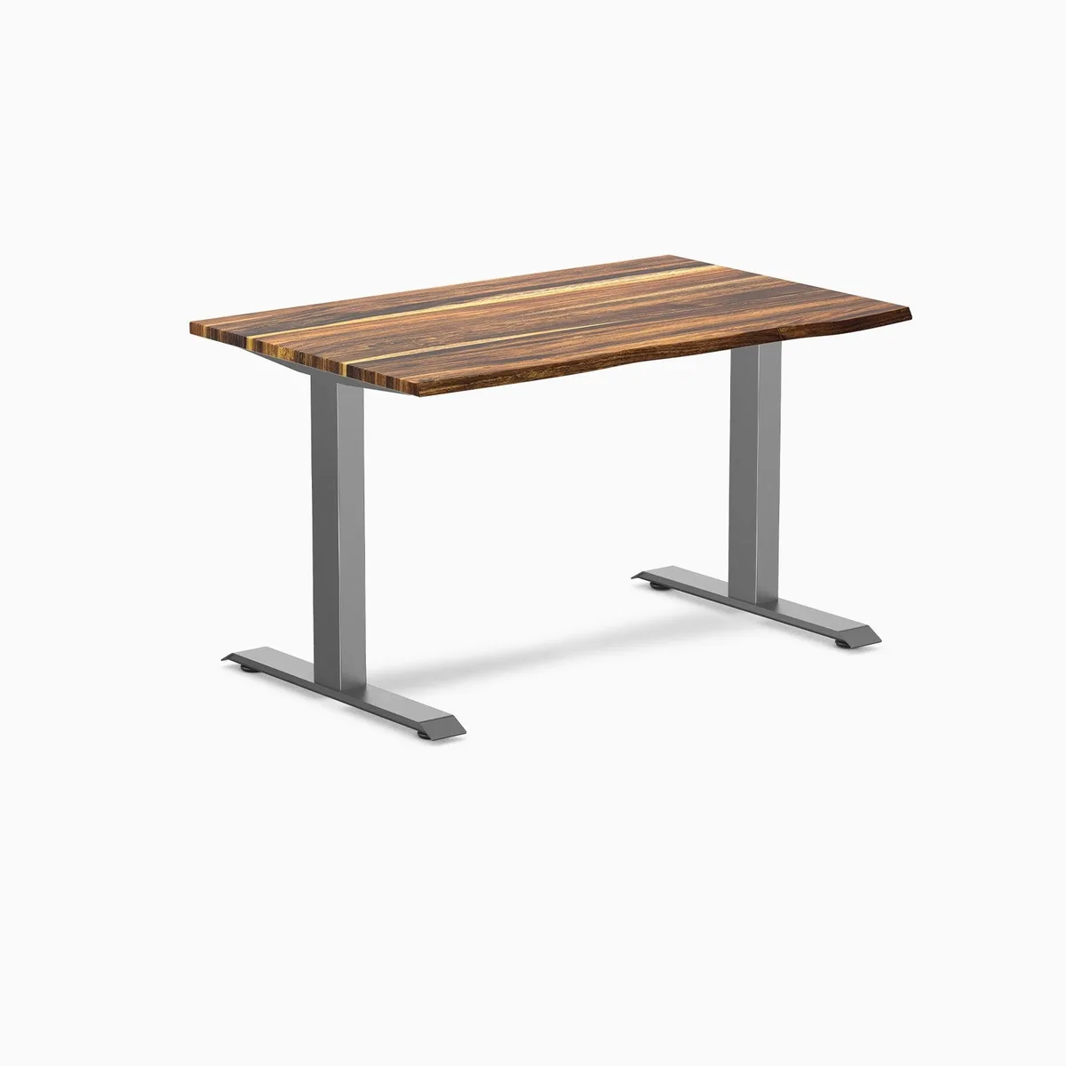 Desky Desky Zero Hardwood Office Desk Pheasantwood 48 x 30 in Space Gray — product photo