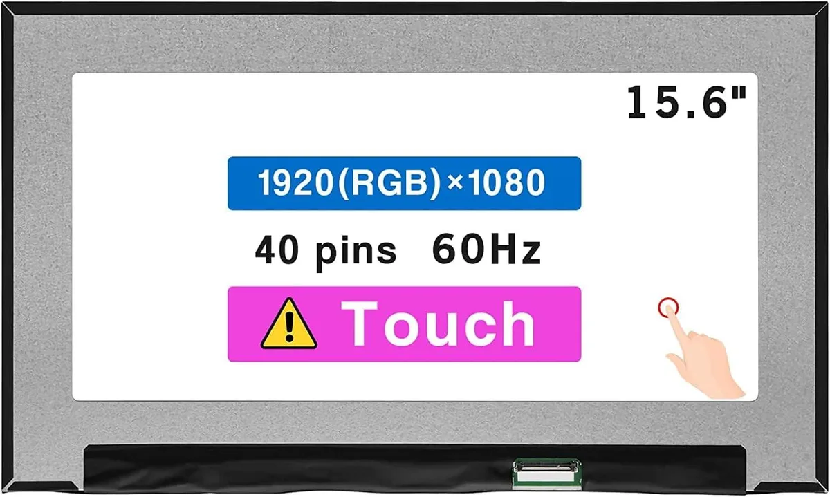 NUOLAISUN NUOLAISUN 15.6" Touch Screen 40 pin FHD 1920*1080 for HP ProBook 450 455 EliteBook 850 855 — product photo