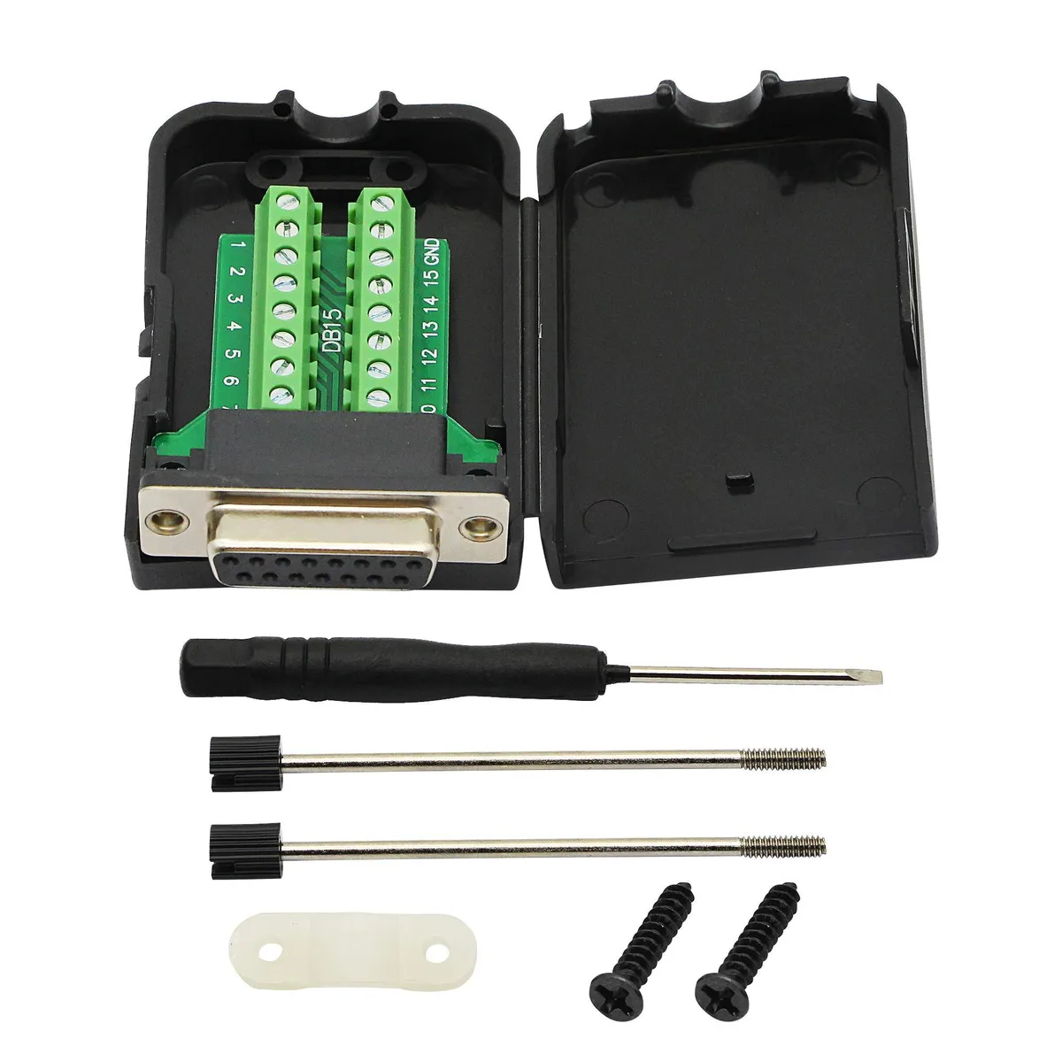 Vszerda Vszerda DB15 Breakout Connector Female Solderless Terminal Black FB — product photo