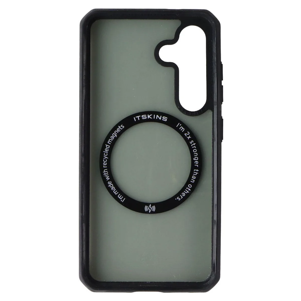 ITSKINS ITSKINS Hybrid_R Frost Series Magnetic Case Samsung Galaxy S24 Black — product photo