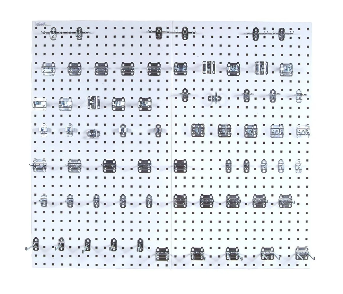 TRITON PRODUCTS LLC TRITON PRODUCTS LLC LocBoard Kit White Epoxy 18 Gauge Steel Square Hole Pegboards — product photo
