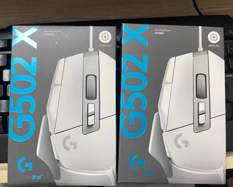 WSIRAK WSIRAK G502 X Wired USB Optical Gaming Mouse 25600 DPI White 13 Controls — product photo