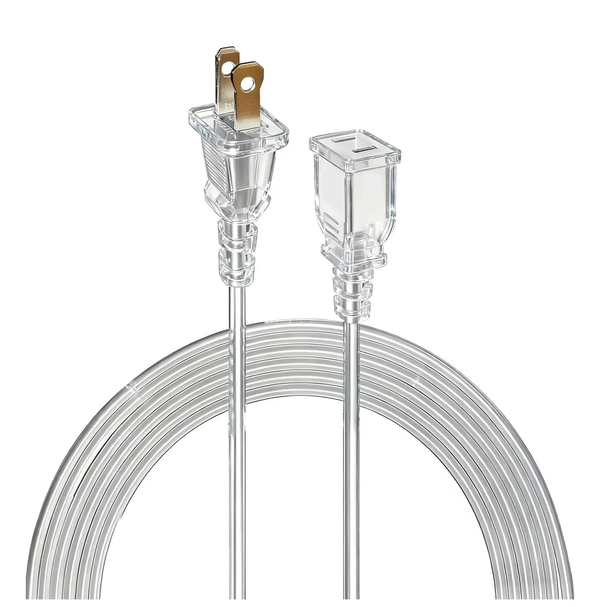  Jplenty 001 Clear 10 ft 5A 125V 625W Power Extension Cord — product photo