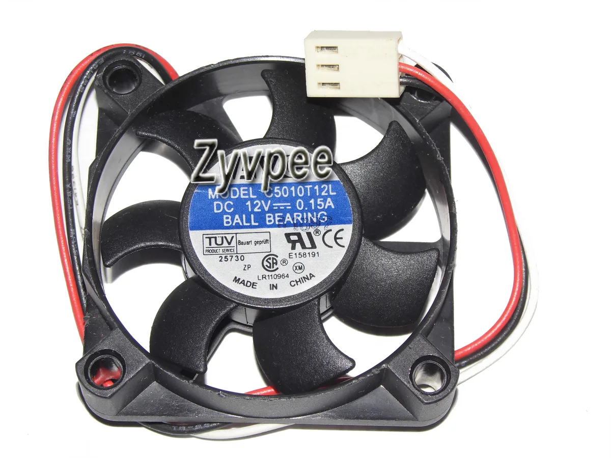OEM Industries OEM Industries C5010T12L 50mm 12V .15A 3-pin CPU cooler — product photo