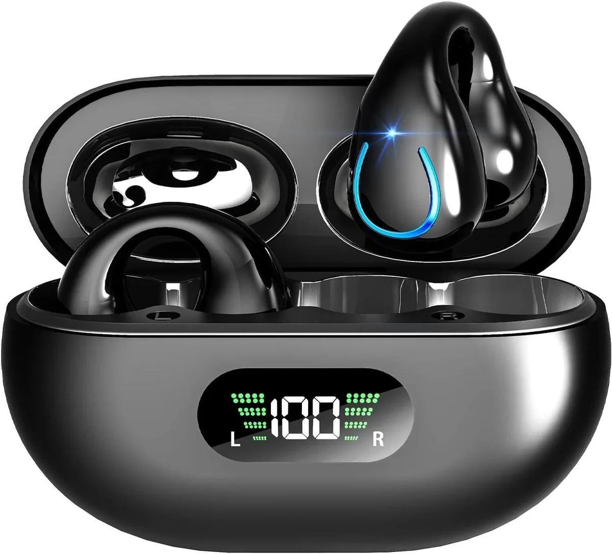 SPTUO SPTUO Q71 Wireless Ear Clip Headphones Black Bluetooth 5.3 — product photo