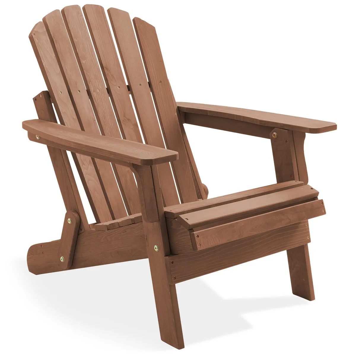 Casafield Casafield Oversized Folding Adirondack Chair Cedar Wood Espresso — product photo