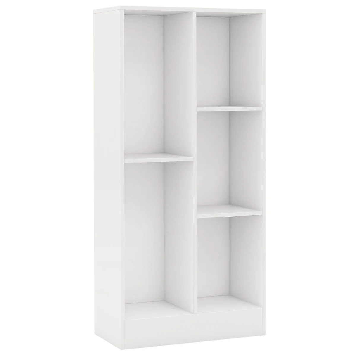 SlickBlue SlickBlue 5-Cube Floor Bookcase White 41" 200 lbs — product photo