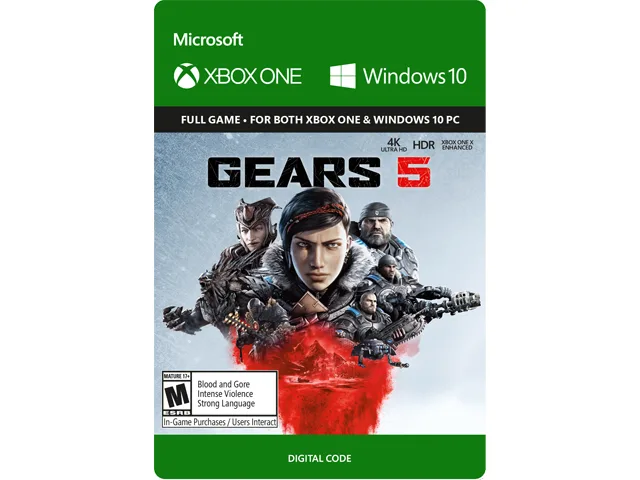 Microsoft Microsoft G7Q-00083 Gears 5 Standard Edition downloadable game — product photo
