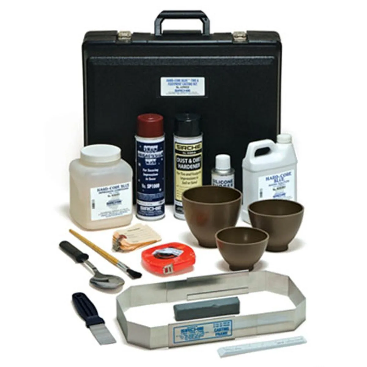 Sirchie Hard-Core casting kit 639 in case with supplies