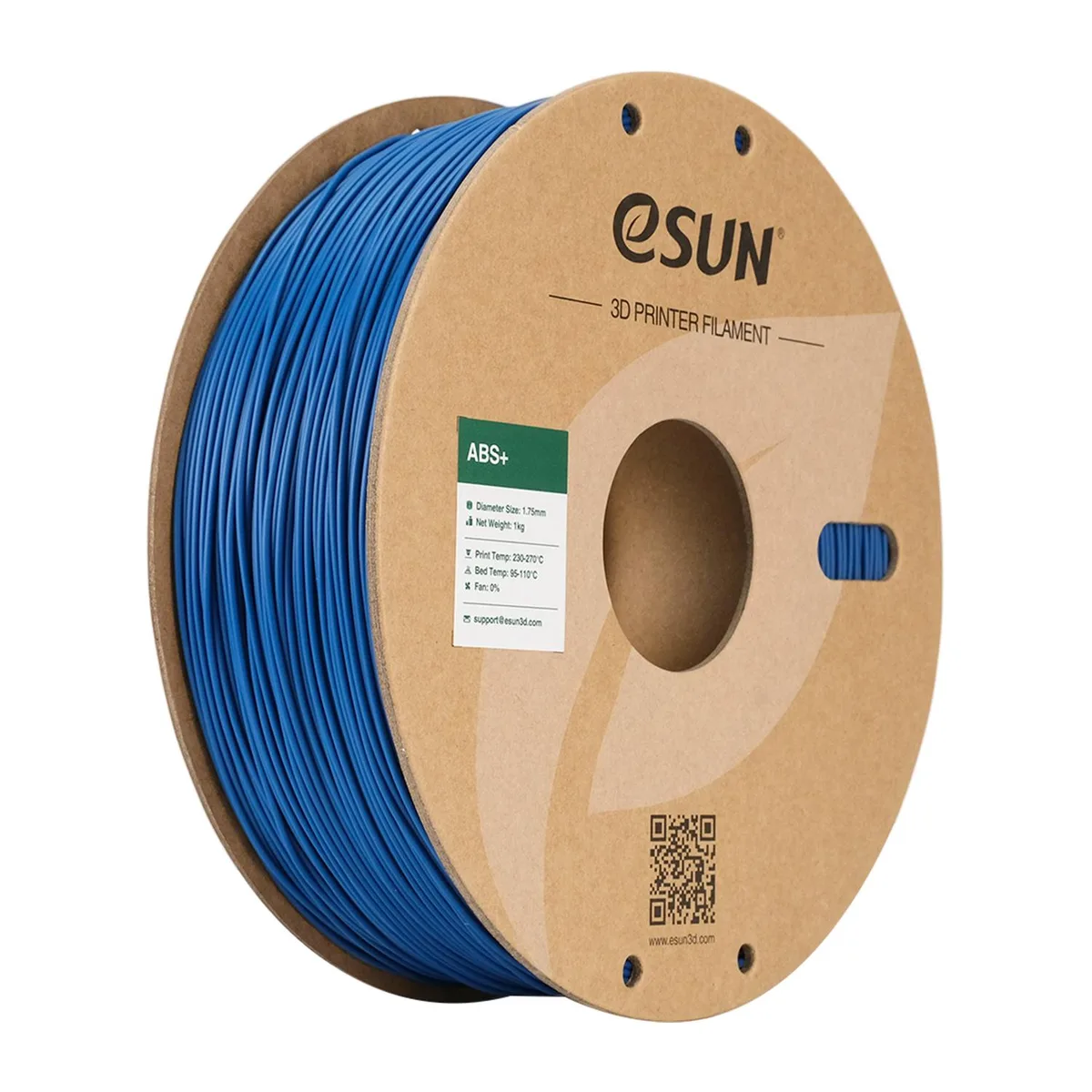 eSUN eSUN ABS+ Filament 1.75mm Blue 1KG — product photo