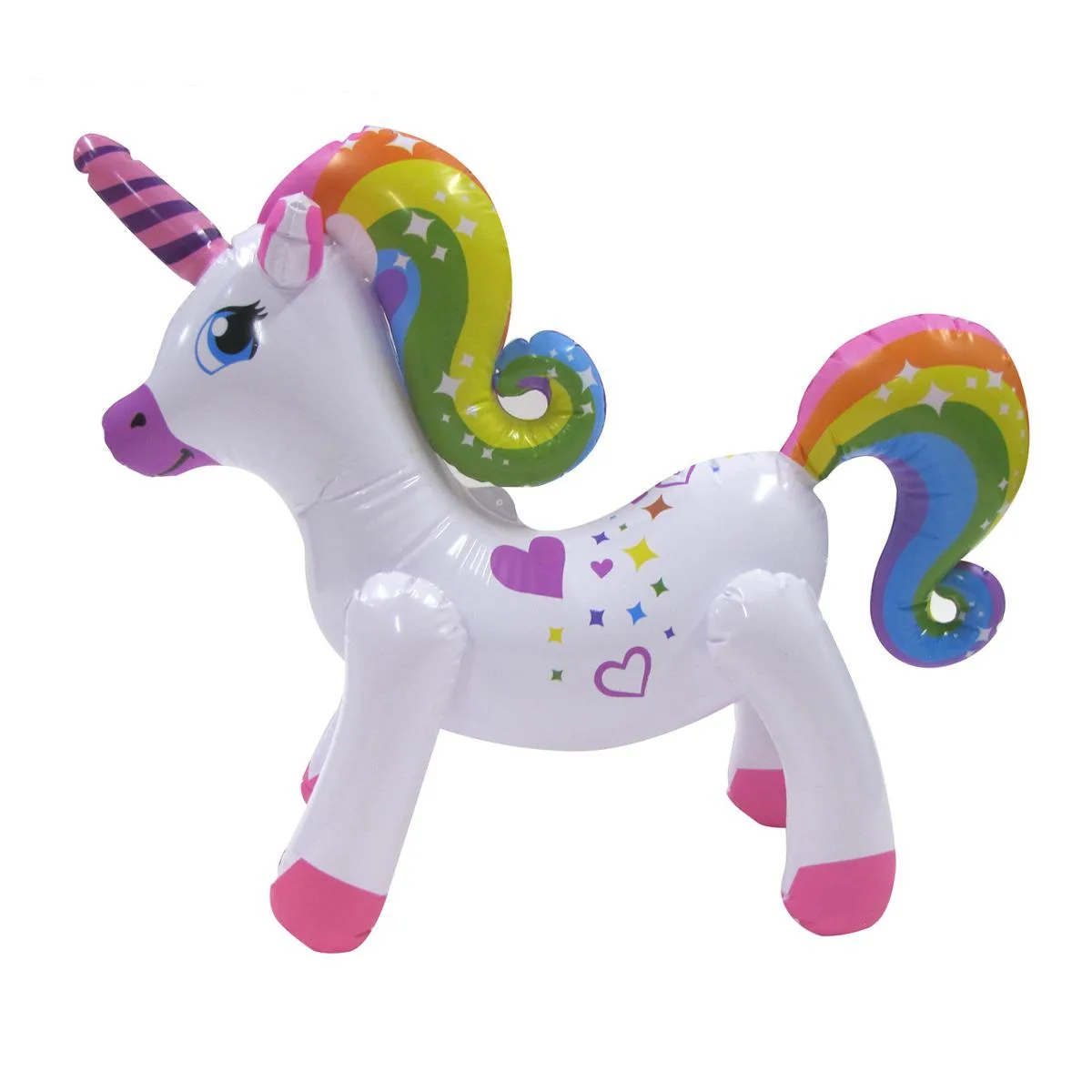 TreasureGurus, LLC TreasureGurus, LLC Rainbow Unicorn Inflatable Pool Float 24 in — product photo