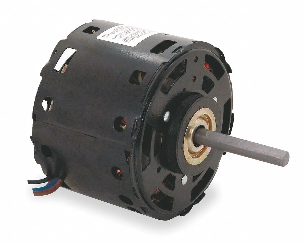 Century OLE1036A 1/3 hp condenser fan motor, open frame, silver finish