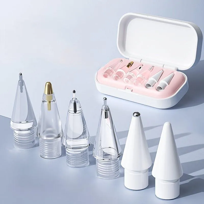  LOVE MEI Replacement Pencil Tips for Apple Pencil 1st/2nd Gen/USB-C/Pro, Clear — product photo