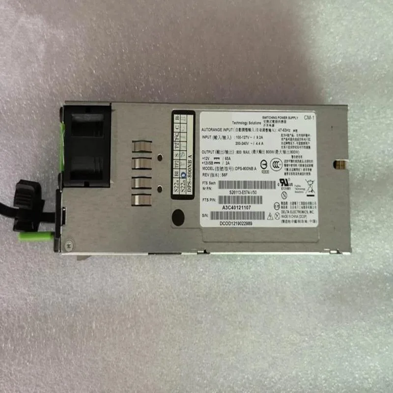 KHACHIMO KHACHIMO X79 800W Power Supply DPS-800NB A S26113-E574-V50 — product photo